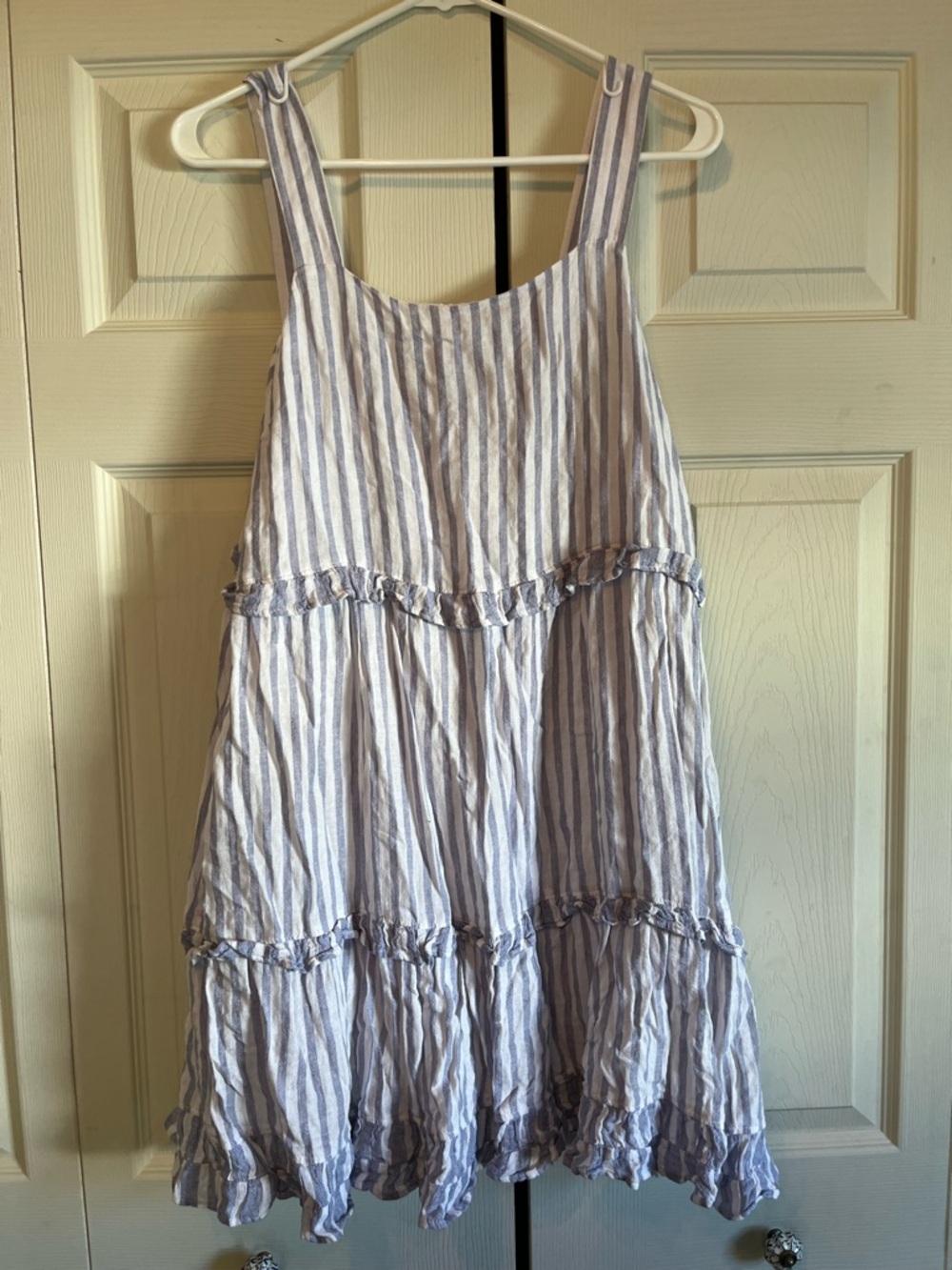 Rails Blue & White Striped Sleeveless Dress